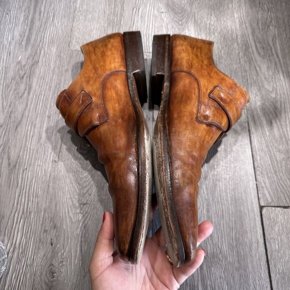Magnanni Marco II Cuero Single Monk Strap size 15 Loafer READ main image 3